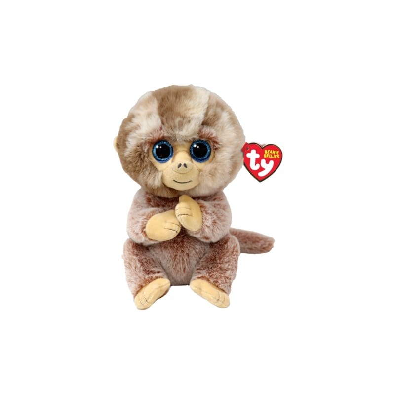 TY Plišana igračka Majmun stubby 43211, 24 cm, Smeđi