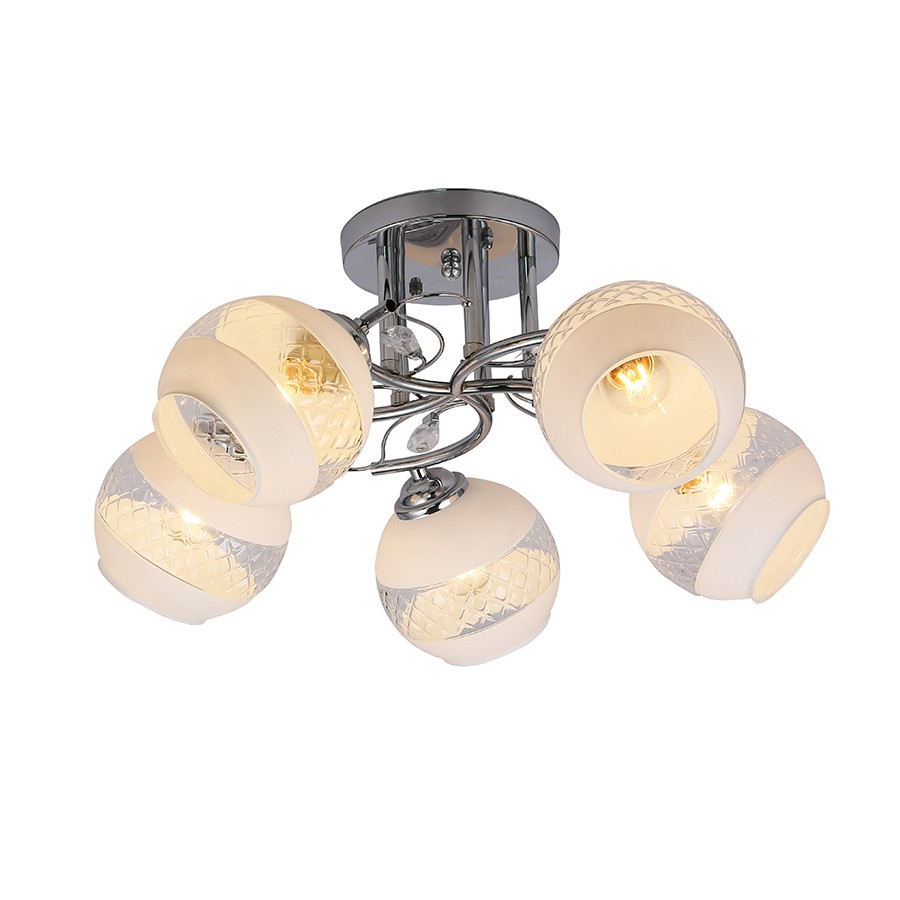 E-LIGHT Luster Parent EL-06394-5, Hrom
