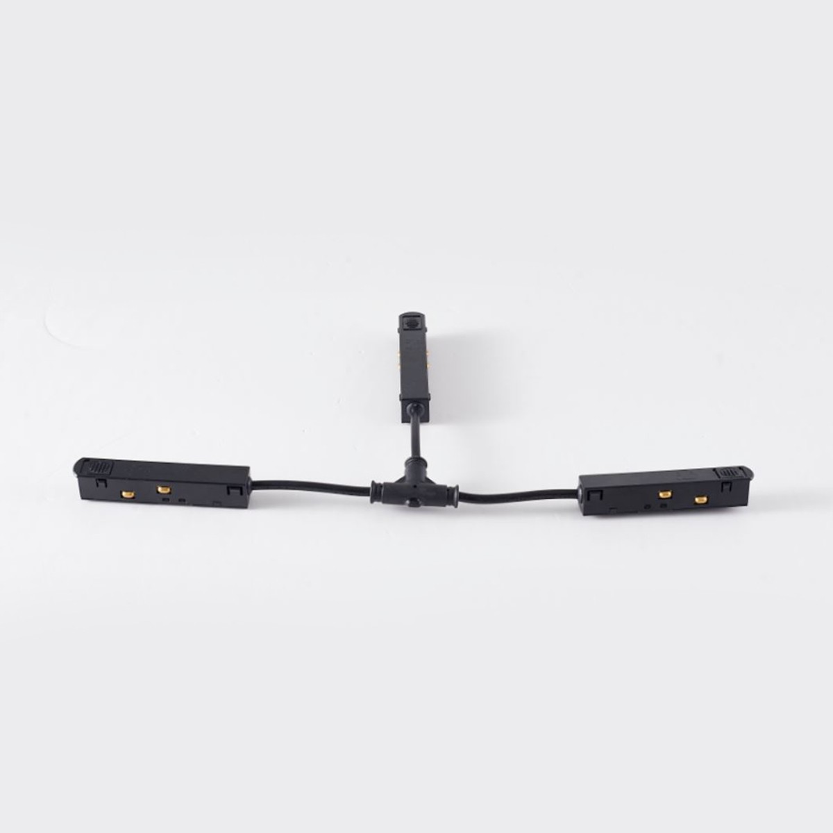 MASS-LIGHT Konektor za napajanje šine Magnetic, T-oblik, Crna