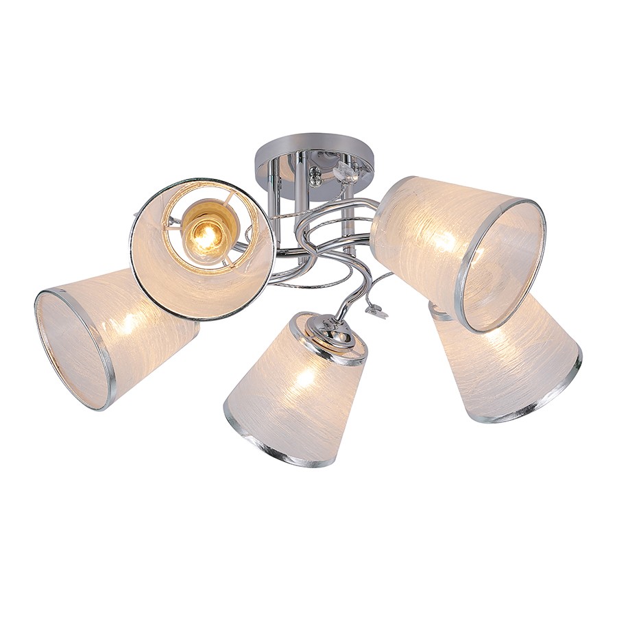 E-LIGHT Luster Erik EL-06467-5, Hrom