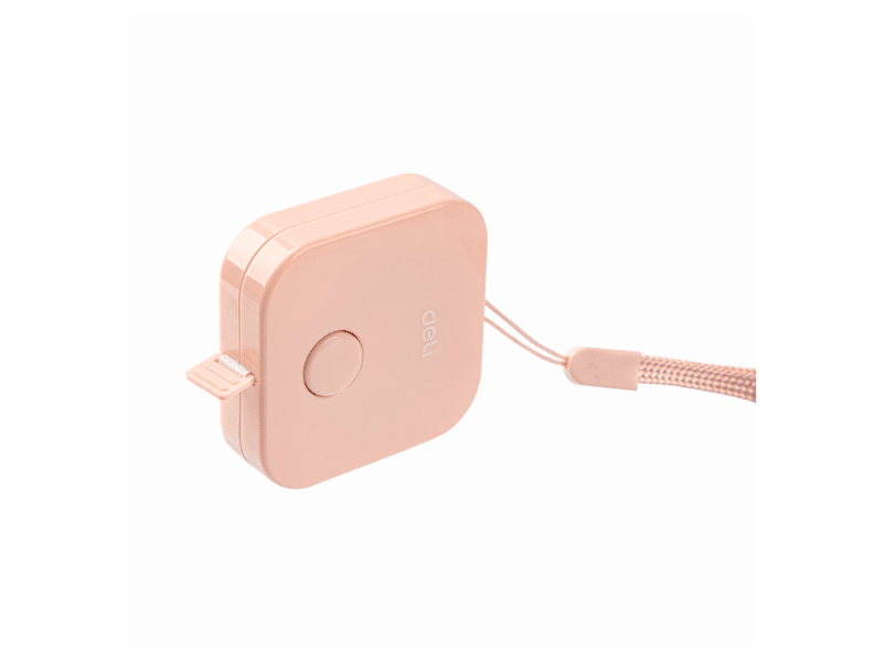 DELI Mjerna traka Macaron E79650, 1,5 m, roza