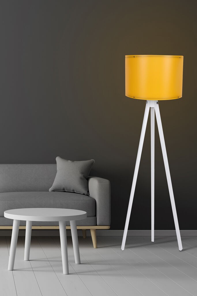 Opviq podna lampa 107, 145 cm, E27, žuta