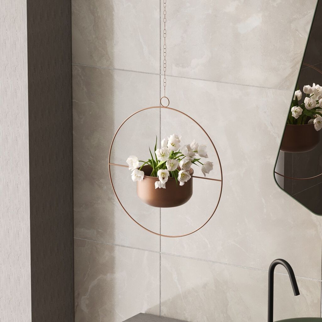 Aberto Design Ukrasna saksija Payanda, 40x40x17 cm, terakota