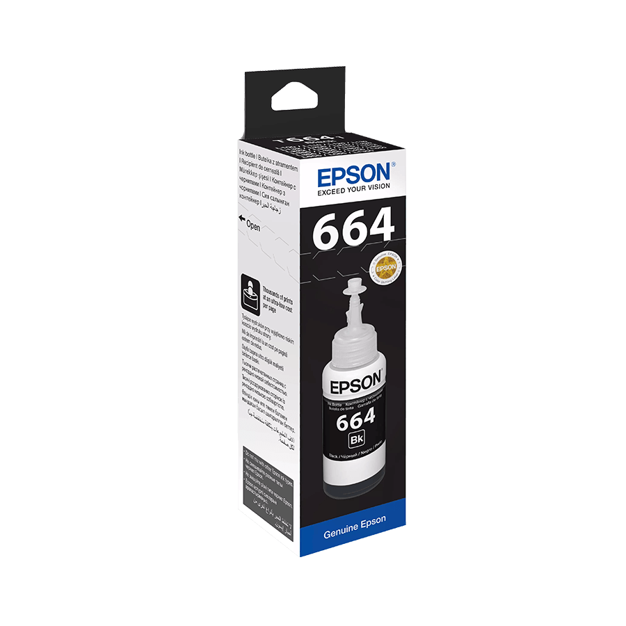 Epson Toner T6641 C13T66414A, 70ml, Crni