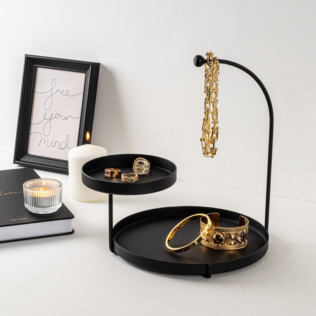 Aberto Design stalak za nakit 25x28x21cm, crni
