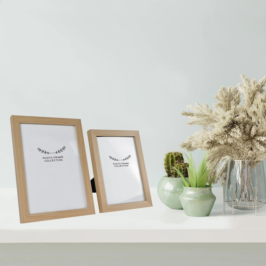 Aberto Design Set okvira za slike 2NFC1013_1015-1318, 10x15cm, 13x18cm, 2 komada, bež