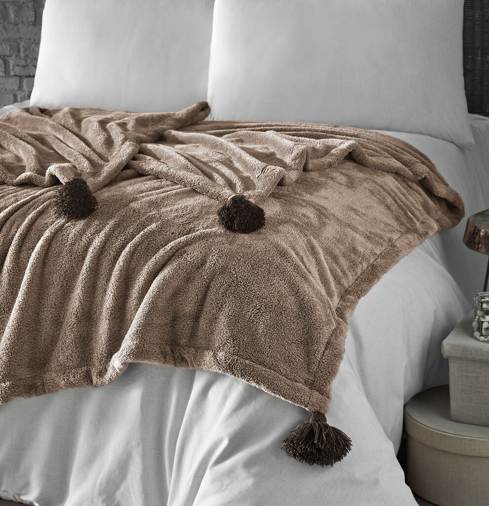 L'essentiel Maison Blanket Puffy 160, 160x200cm, smeđa