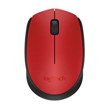 Logitech Bežični miš M171, Crveni
