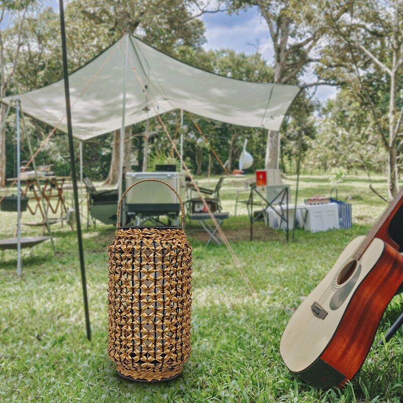 Opviq podna lampa 4457-S07, 31 cm, 74 cm, IP65, 1x2 4W LED, Hrast