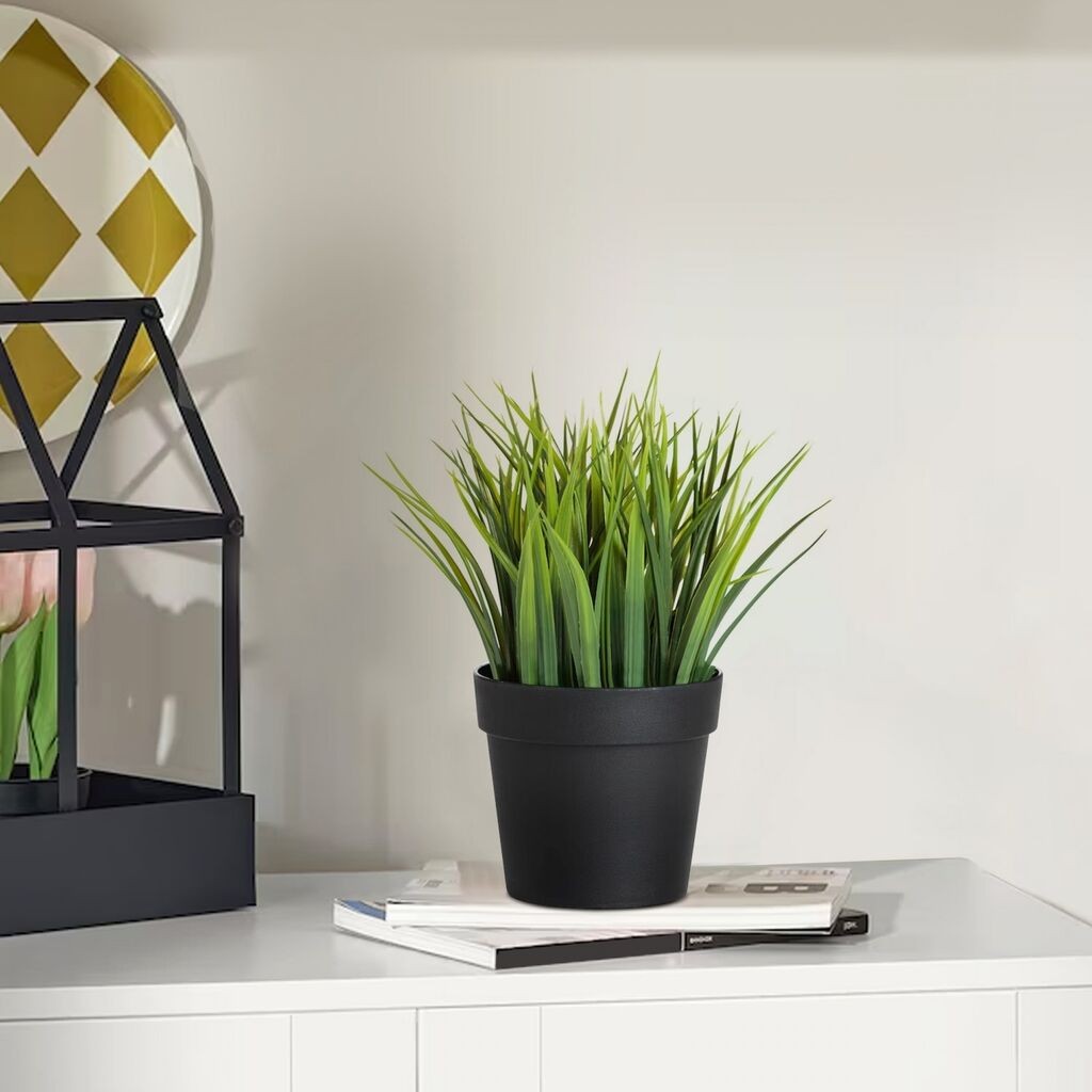 Aberto Design Ukrasna saksija 241348, 21 cm, crna