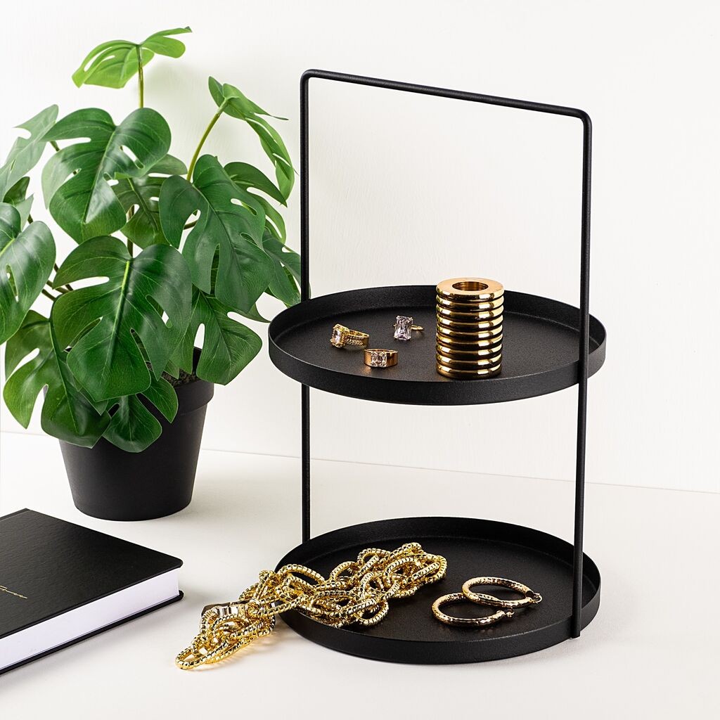 Aberto Design stalak za nakit 33x21cm, crni