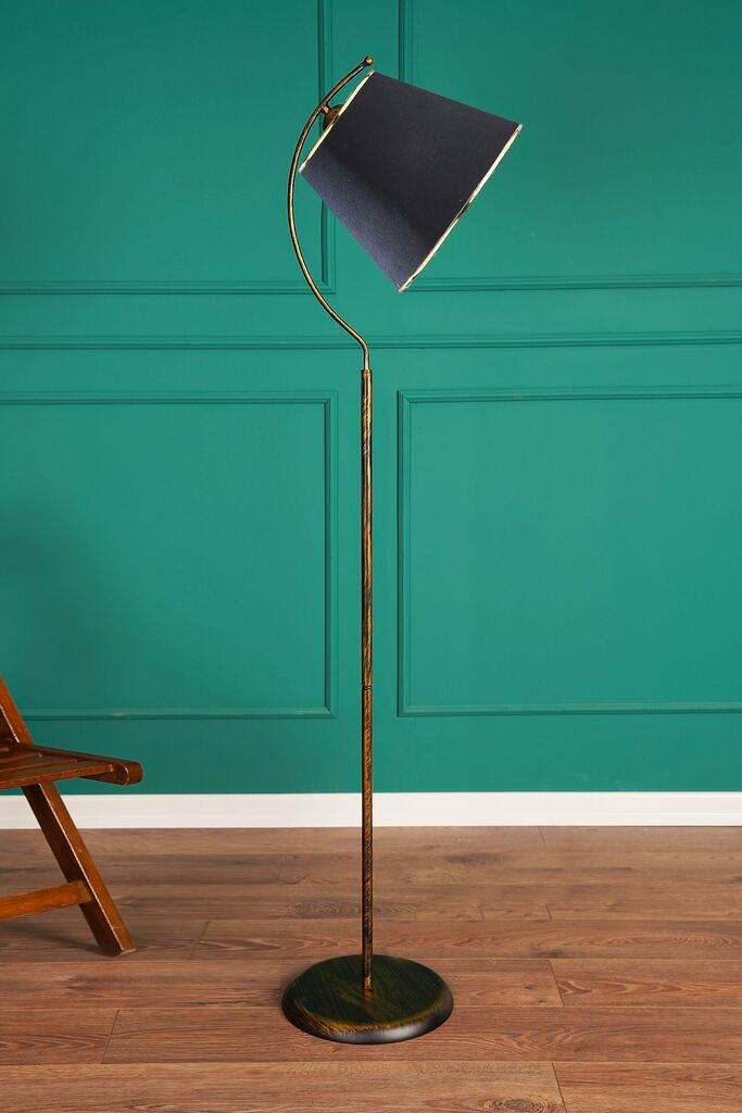 Opviq Podna lampa Conic, 165 cm, E27, Zlatna boja