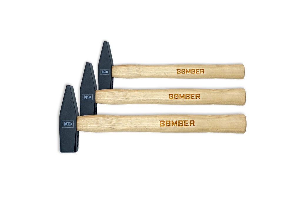 Set bombaških čekića s drvenom drškom, 3 dijela