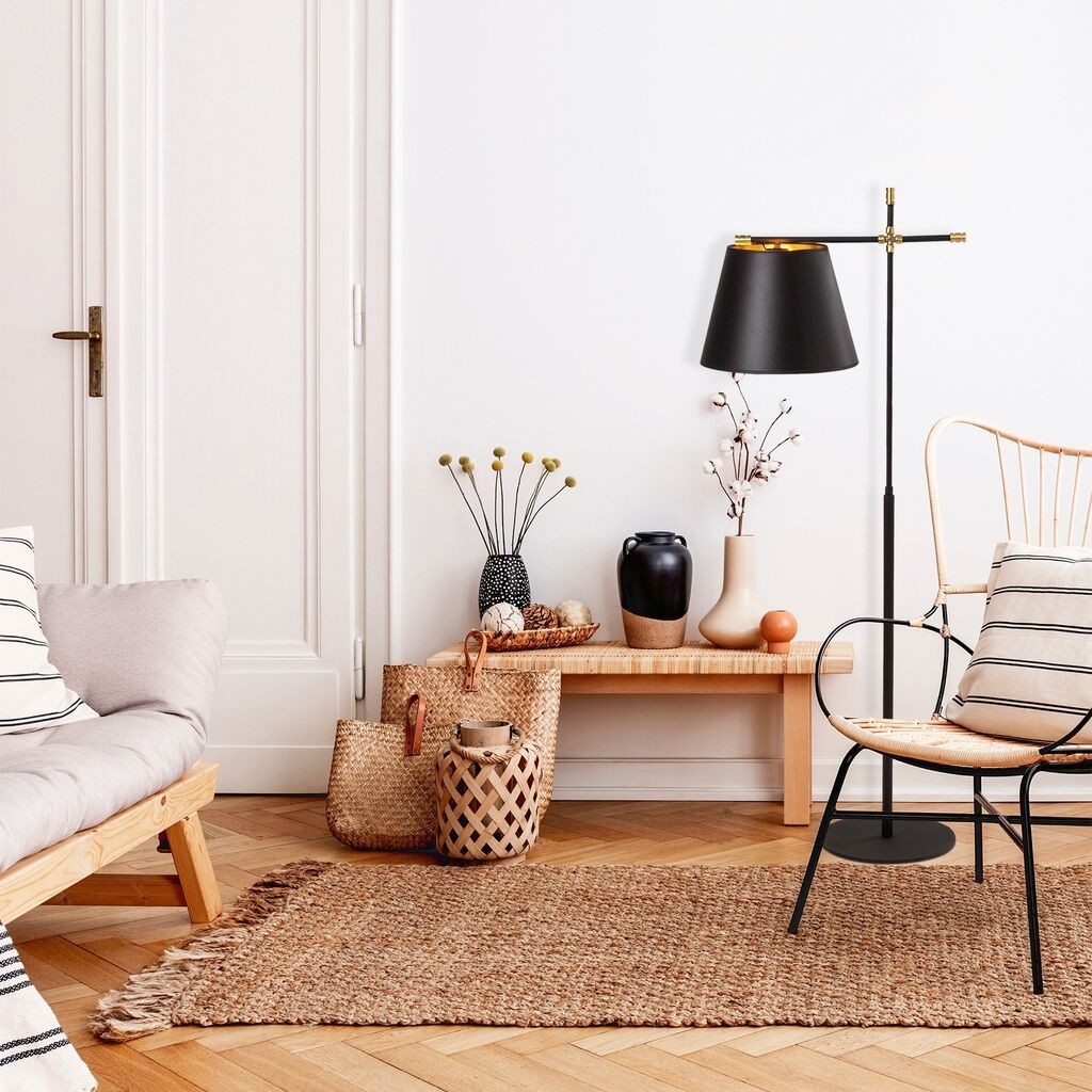 Opviq podna lampa Assos-N-715-US, 120 cm, 50 cm, E27, crna