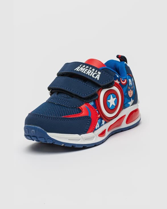 Chekich Patike za dječake Captain America, Teget-crvene