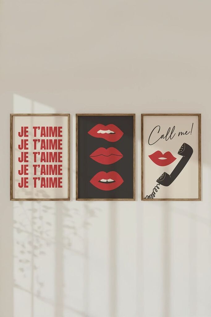 Wallity slika Ersy3Ham10, 3 dijela, 33 x 48 cm