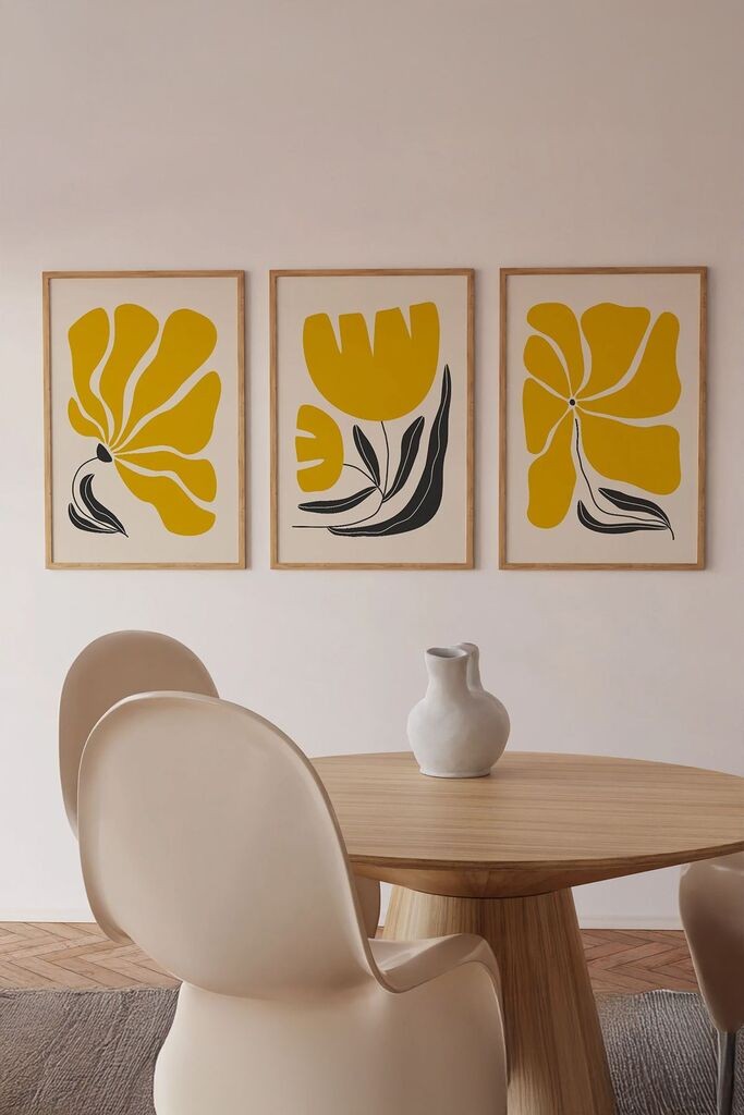 Wallity slika Ersy3Ham17, 3 dijela, 33 x 48 cm