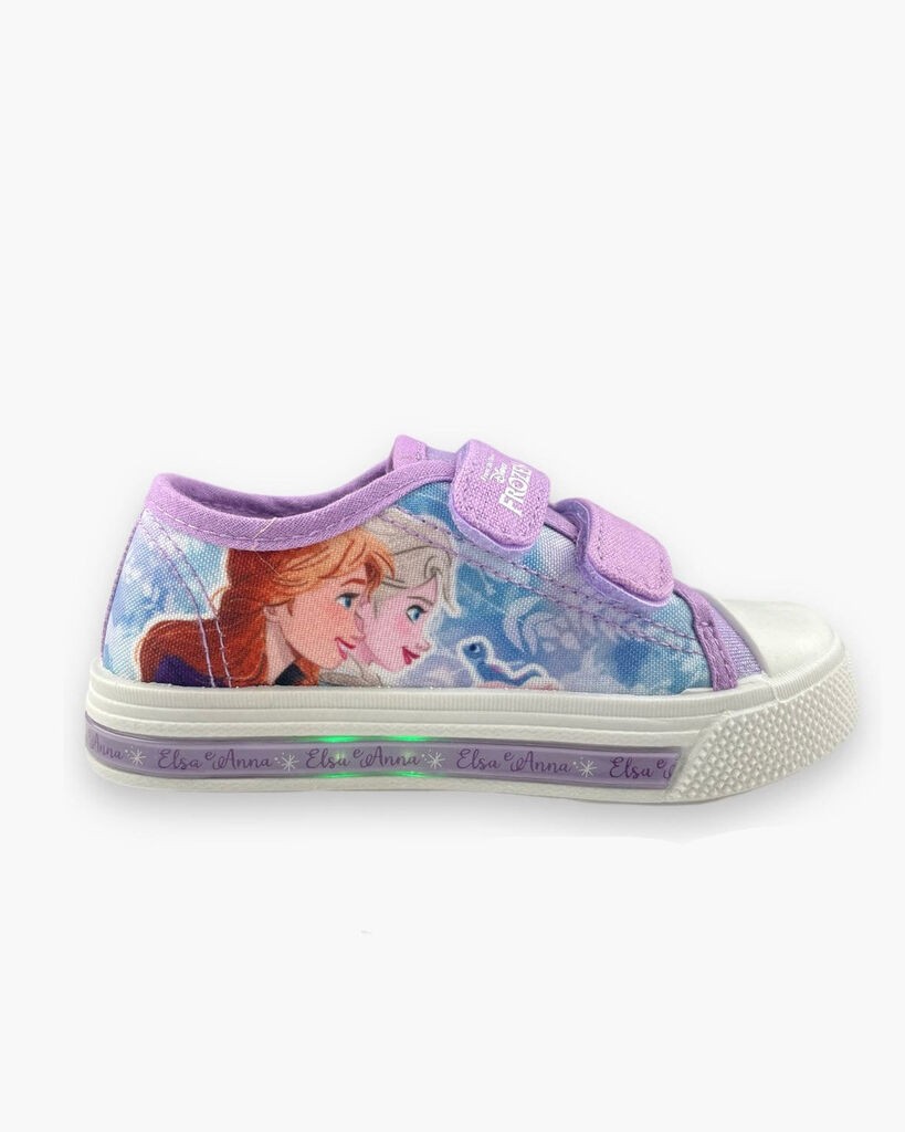 Chekich Patike za djevojčice Frozen Elsa i Anna, Plave-lila