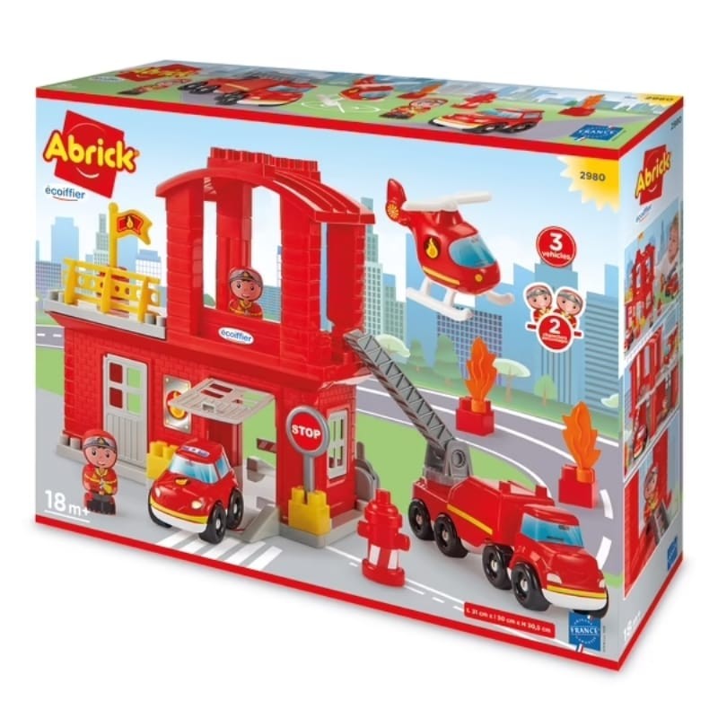 Abrick Fire station Ecoiffier SM002980