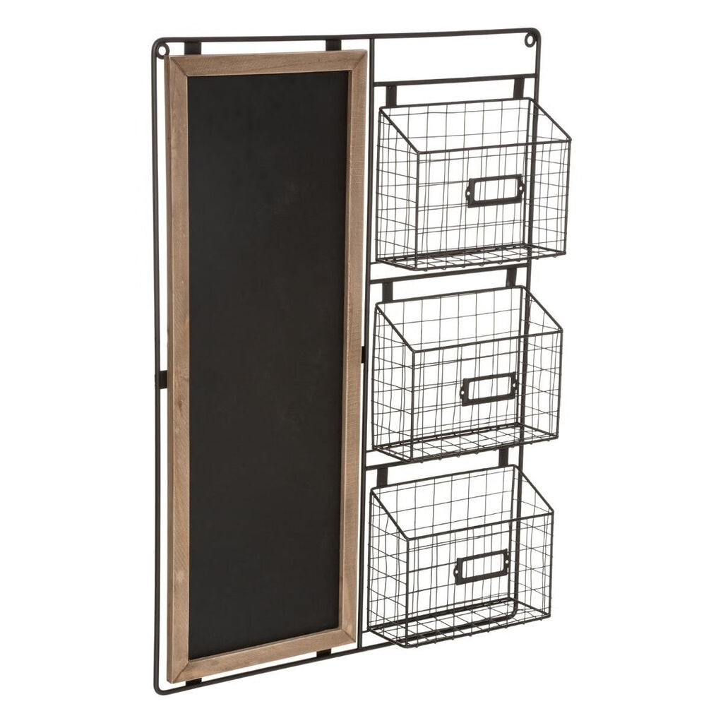 Atmosfera Ploča i 3 košare, Korpa Felix, 50 x 70 cm, crne boje