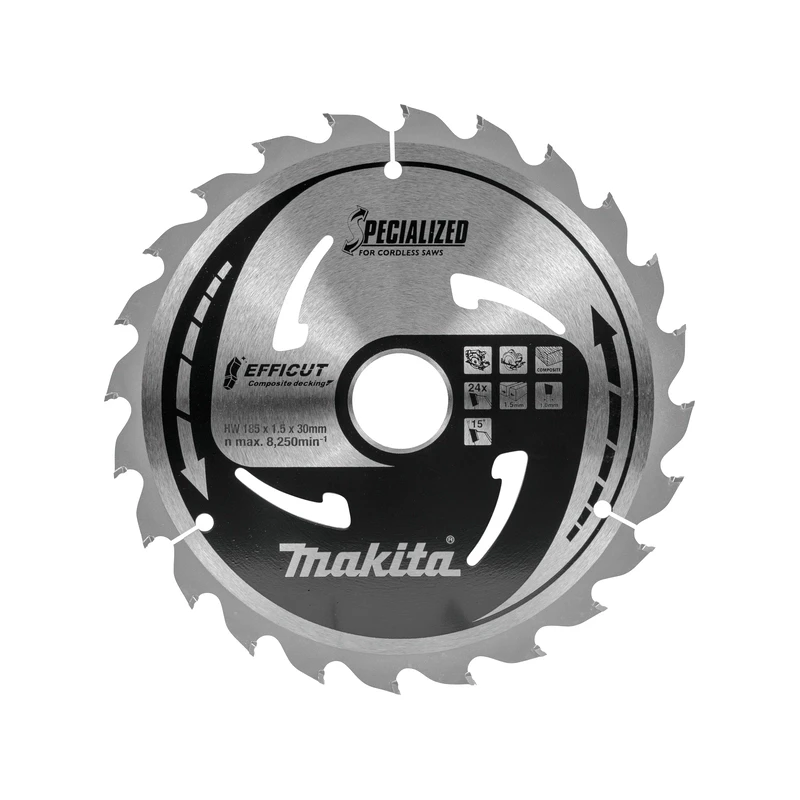 Makita Rezna ploča za drvo za pilu EFFICUT 185x30 mm 40Z E-12170