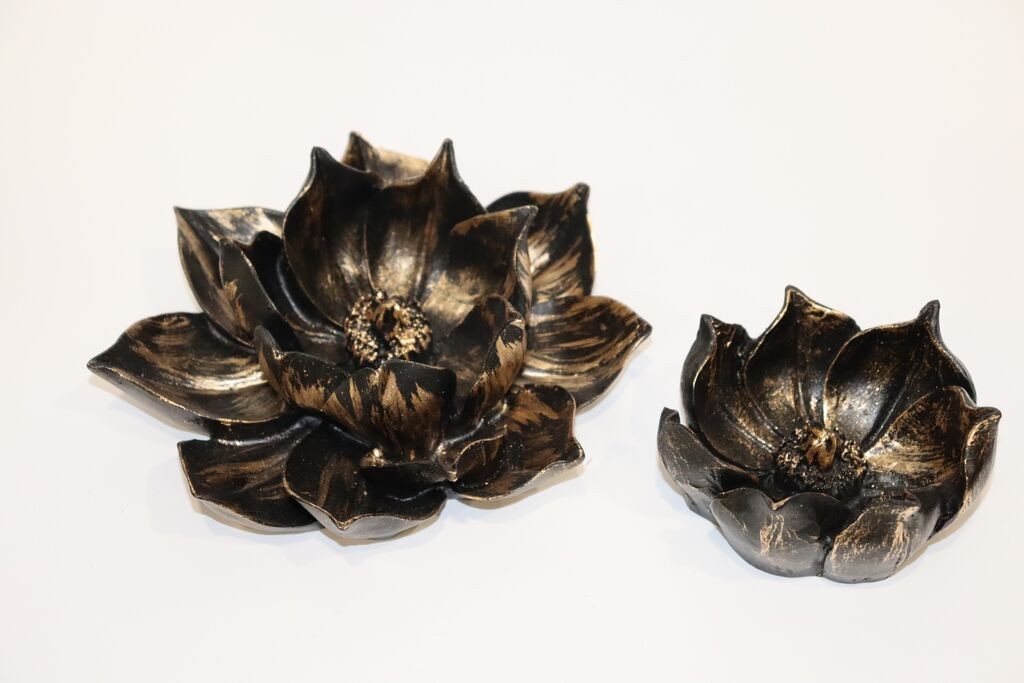 Milleryt Set od 3 dekorativne figure, Cvijetovi