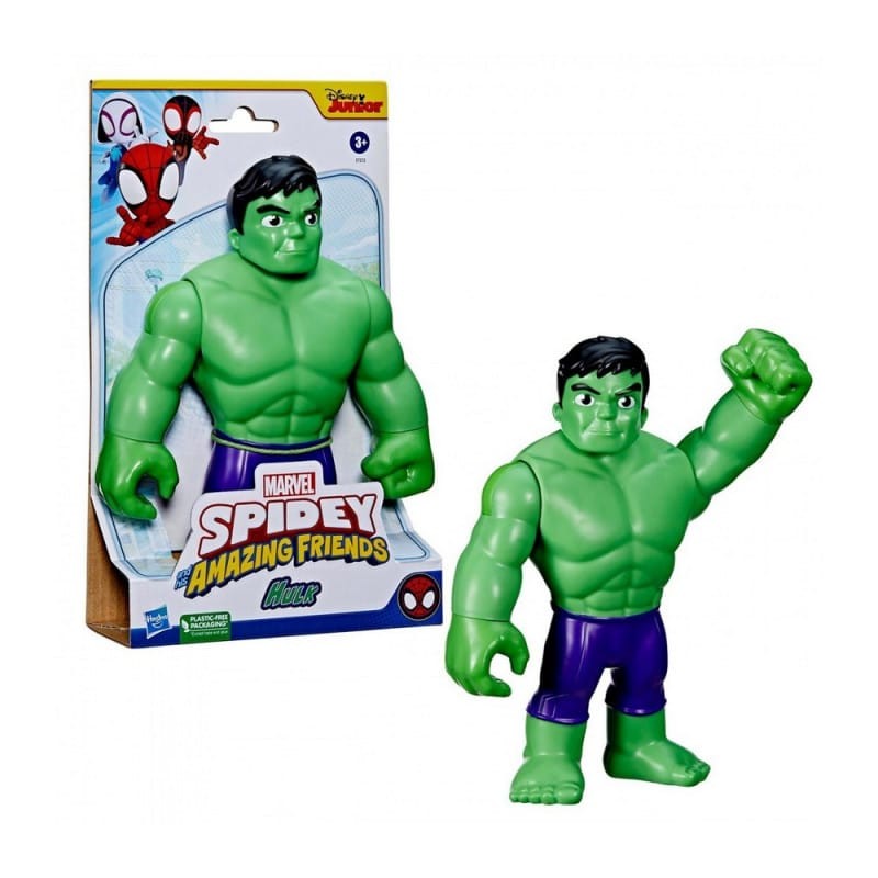 Disney Spidey and His Amazing Friends Supersized Hulk F7572, Zeleni