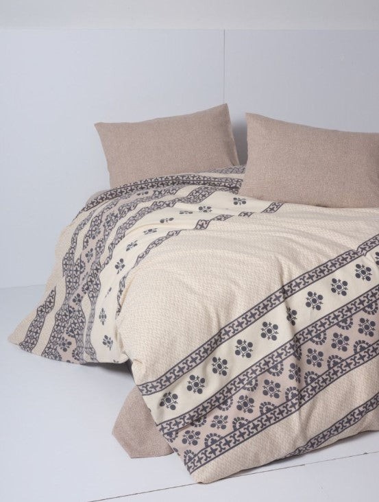 Milleryt Set posteljine, Dupla Flanel, karamel boje