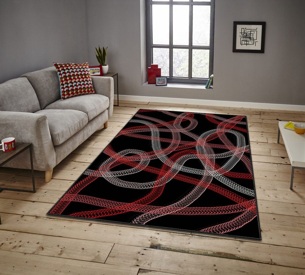 Conceptum Hypnose Tepih Asr Crpt-108, Pravougaoni, 100 x 140 cm, Šareni