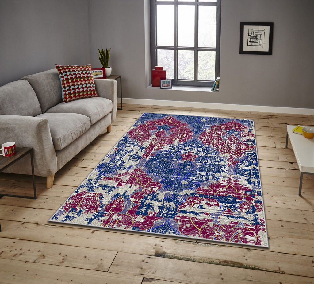 Conceptum Hypnose Tepih Asr Crpt-24, Pravougaoni, 100 x 140 cm, Šareni