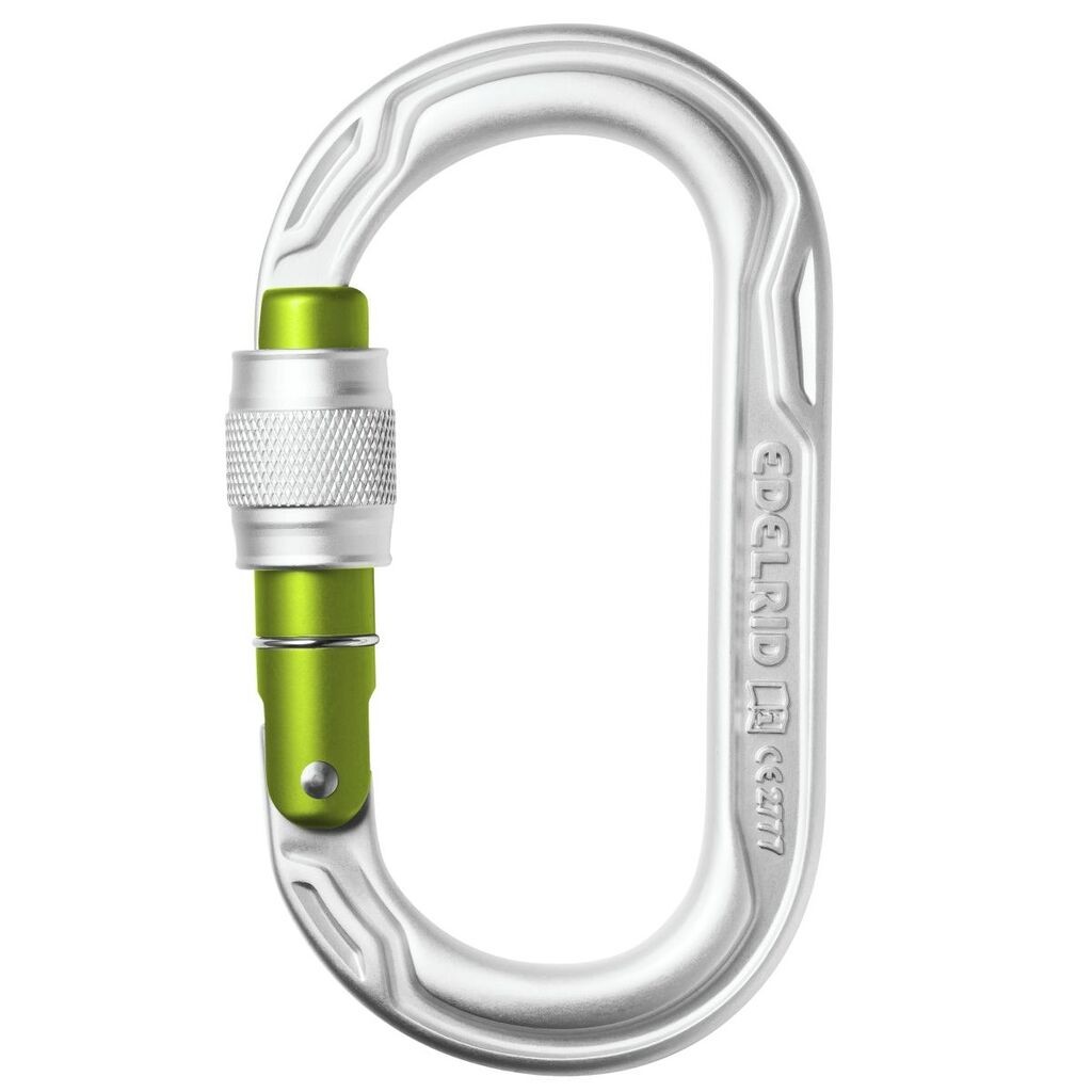 Edelrid Karabiner Oval Power HMS, Srebrni