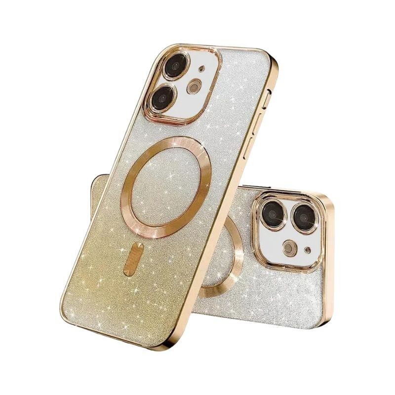 Maska za mobilni telefon Iphone 16 Pro Max, Glitter, Zlatna boja