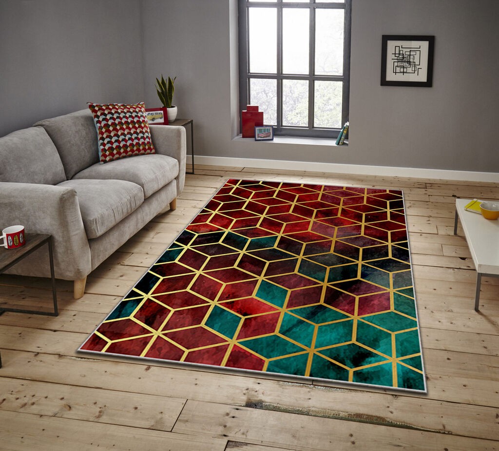 Conceptum Hypnose tepih Asr Crpt-100, pravougaoni, 100 x 140 cm, crveni