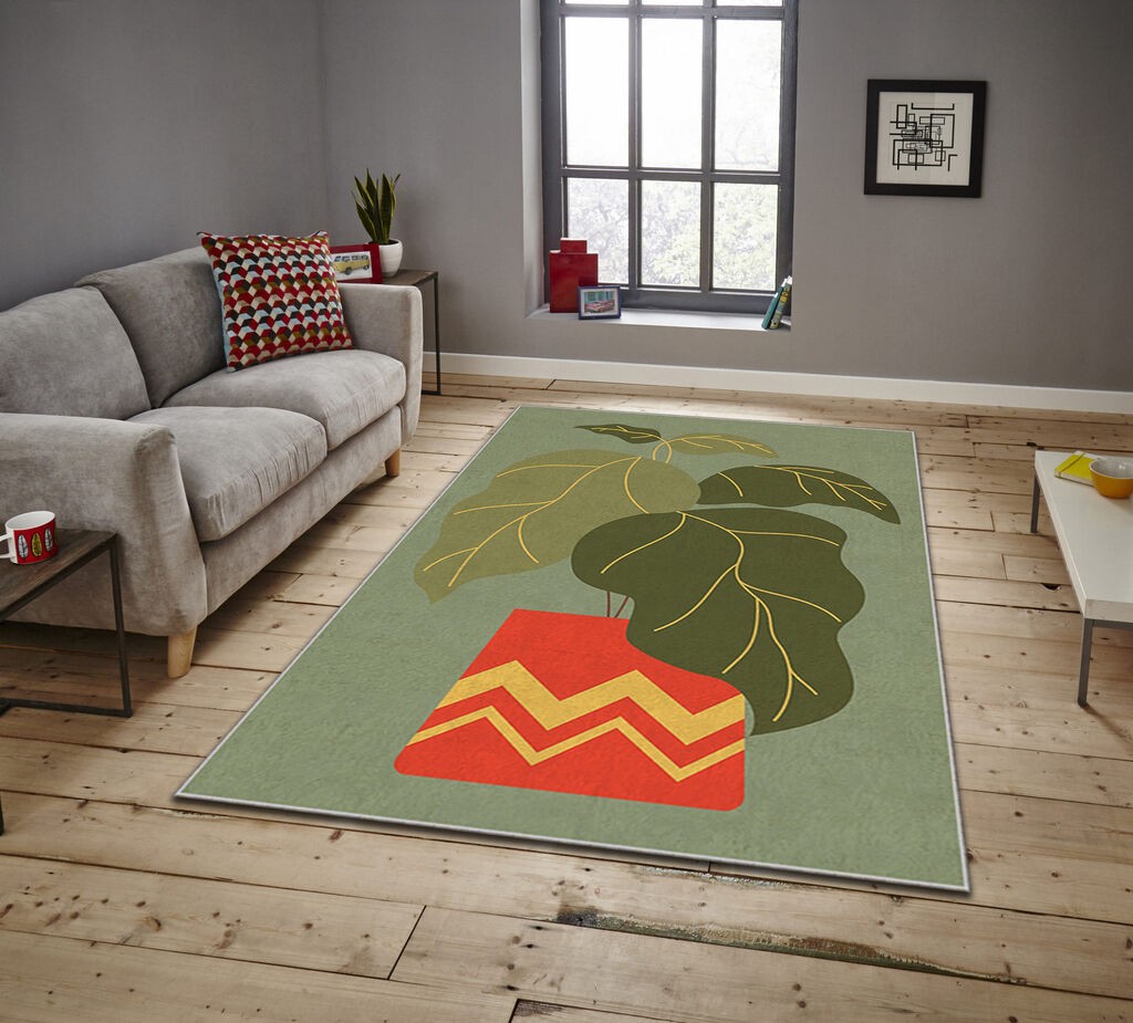 Conceptum Hypnose tepih Asr Crpt-43, pravougaoni, 100 x 140 cm, zeleni