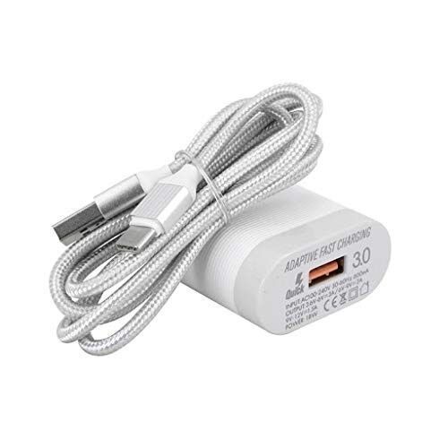Ldnio Kućni punjač A303Q, 3.0A, 18W, USB-A, Bijeli + USB na microUSB kabl, Bijeli