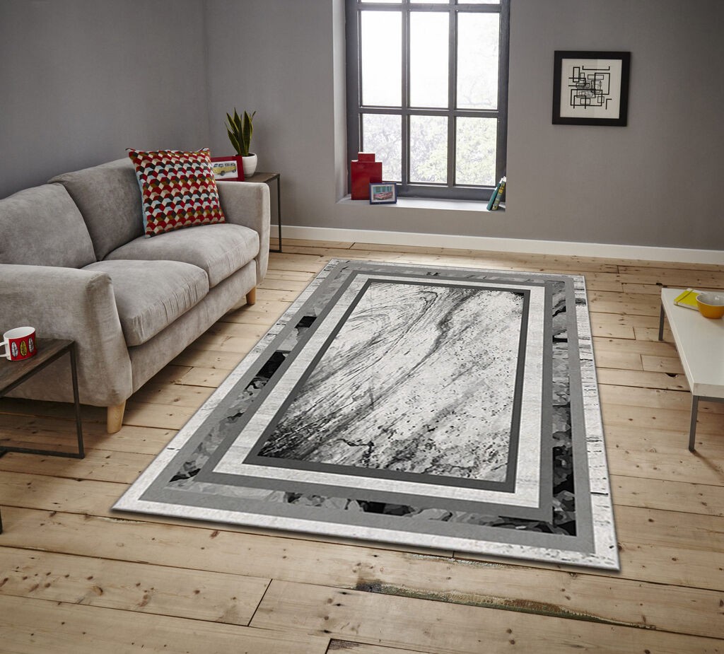 Conceptum Hypnose Tepih Asr Crpt-75, Pravougaoni, 160 x 230 cm, Sivi