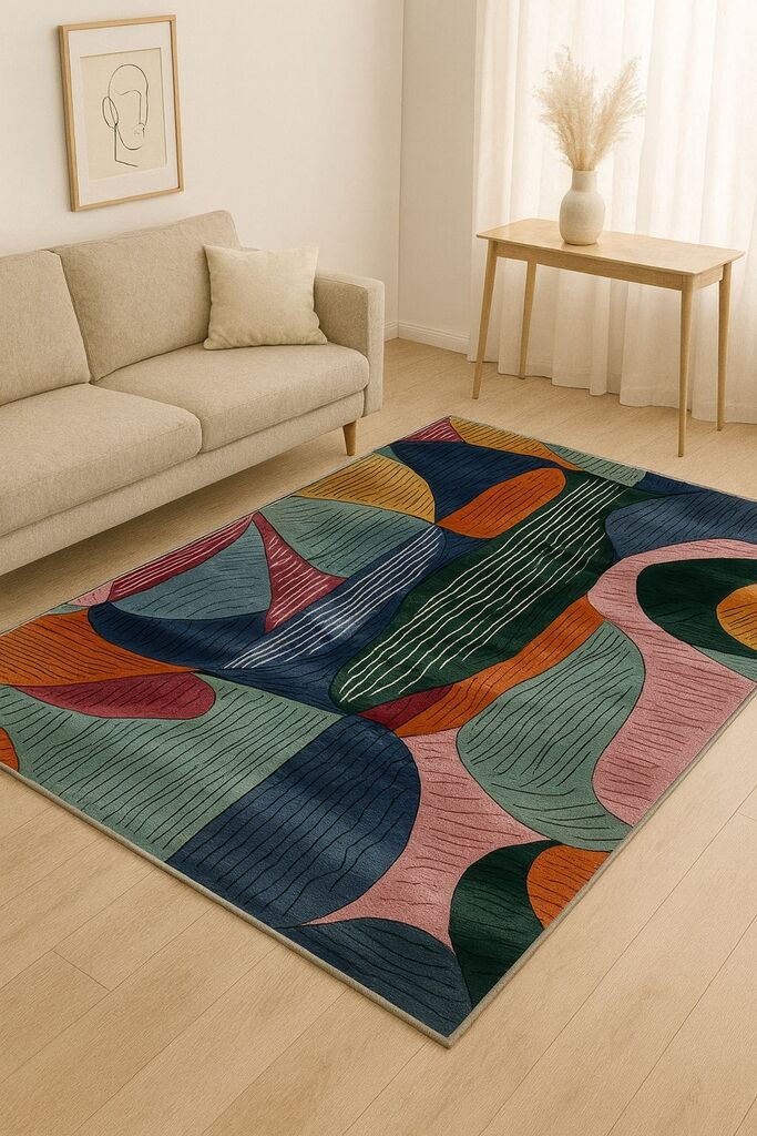 Conceptum Hypnose Tepih BSR-9, Pravougaoni, 100 x 140 cm, Šareni