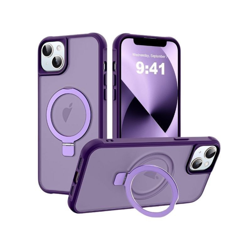 Maska za mobilni telefon Samsung S24 Ultra, MagSafe Ring, Ljubičasta