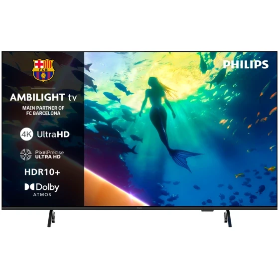 Philips Smart Televizor 65PUS8010/12, 65", 4K, LED, AMBILIGHT, Titan OS, Dolby Atmos zvuk, Crni