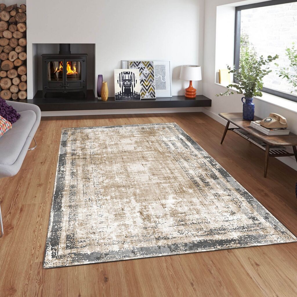 Conceptum Hypnose tepih CG_60, pravougaoni, 100 x 180 cm, sivo-braon