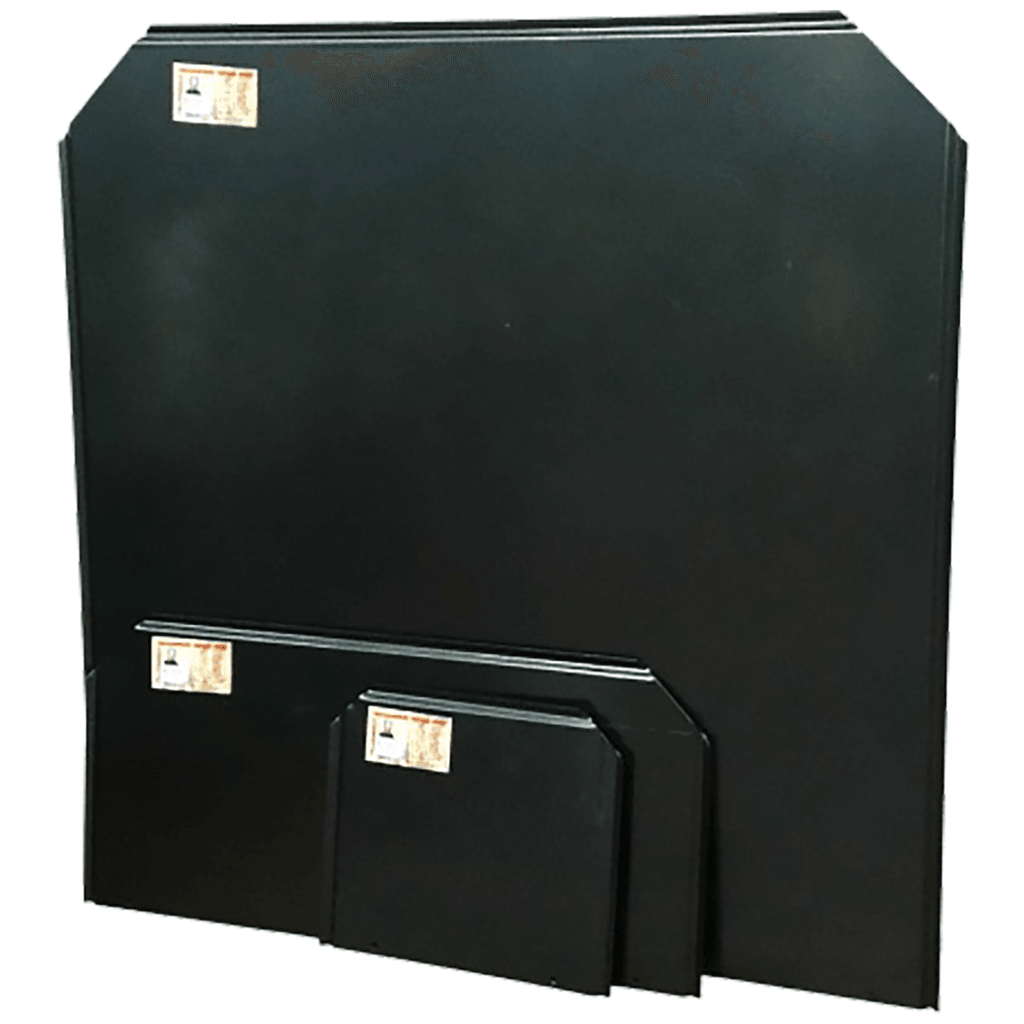 NN Podmetač za peć, 400 x 900 mm, Crni