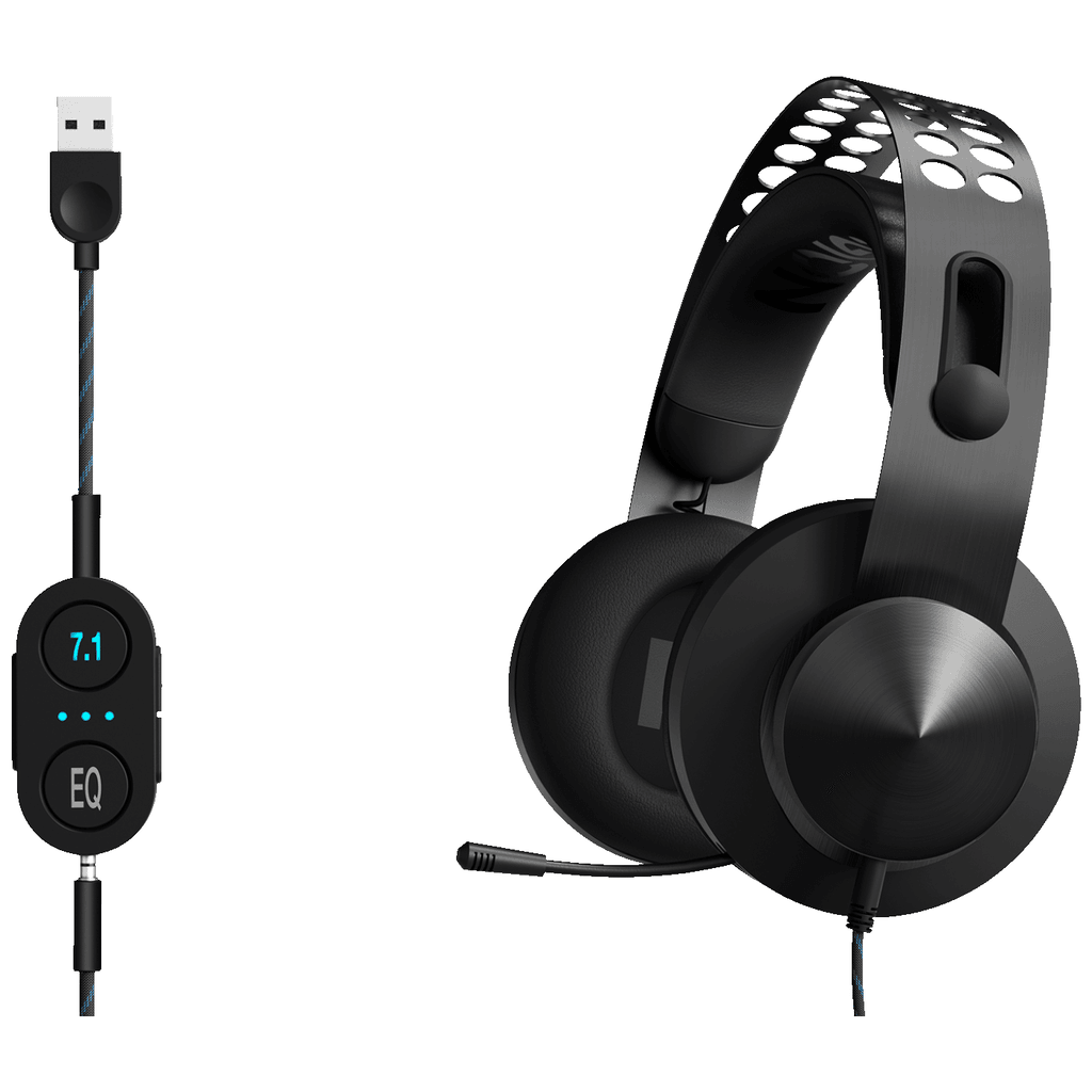 Lenovo Gaming slušalice sa mikrofonom, 7.1 surround, USB/3.5mm, Legion H500 Pro, GXD0T69864, Crne