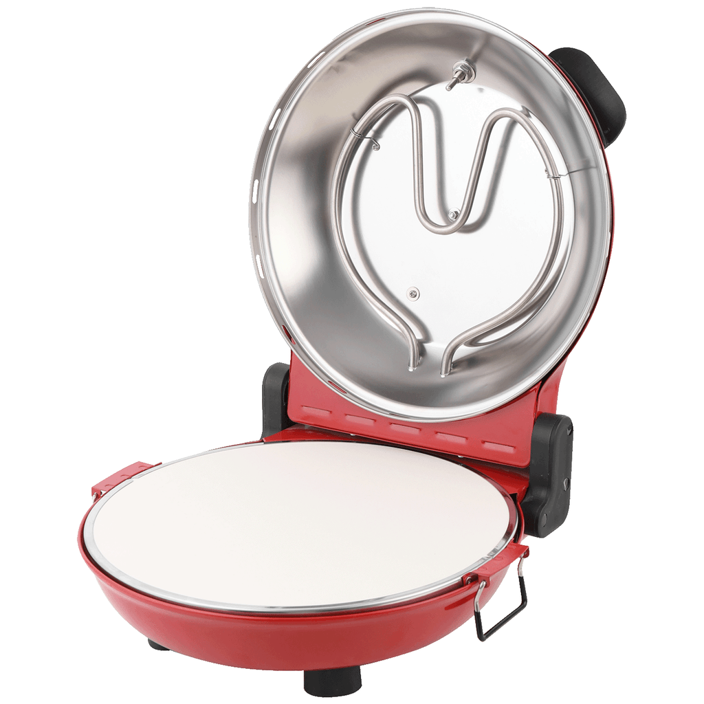 Melchioni Family Pizza pekač Bellanapoli Plus, sa termometrom, 1200 W, Crveni
