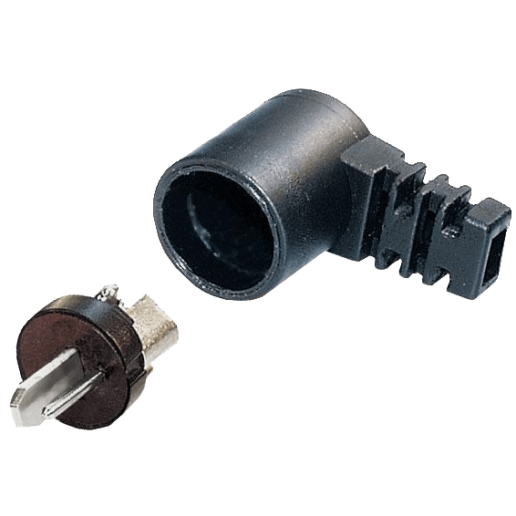 Transmedia Utikač za zvučnik, DIN 41529-M, kutni, SL4WS