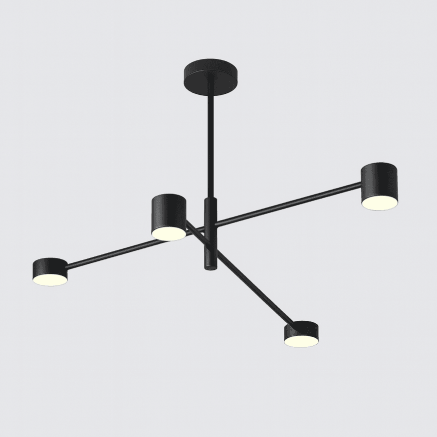 Giga Luster D8043/4, LED, Crni