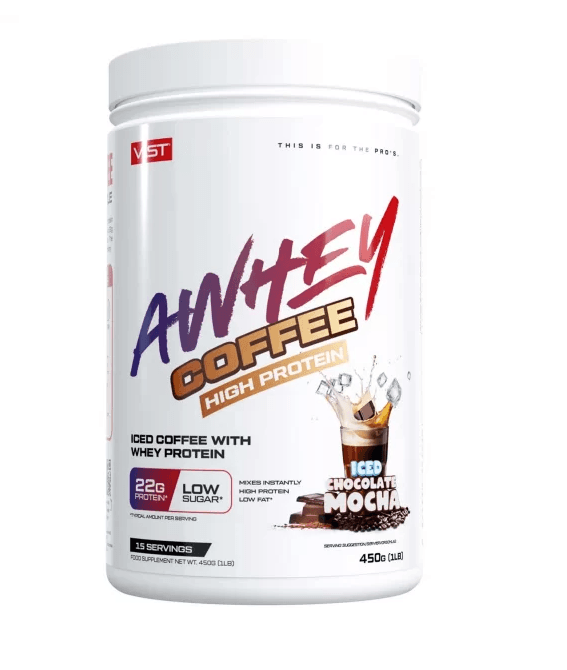Vast Energetski i proteinski napitak Awhey Coffee, 450g, Iced Chocolate Mocha