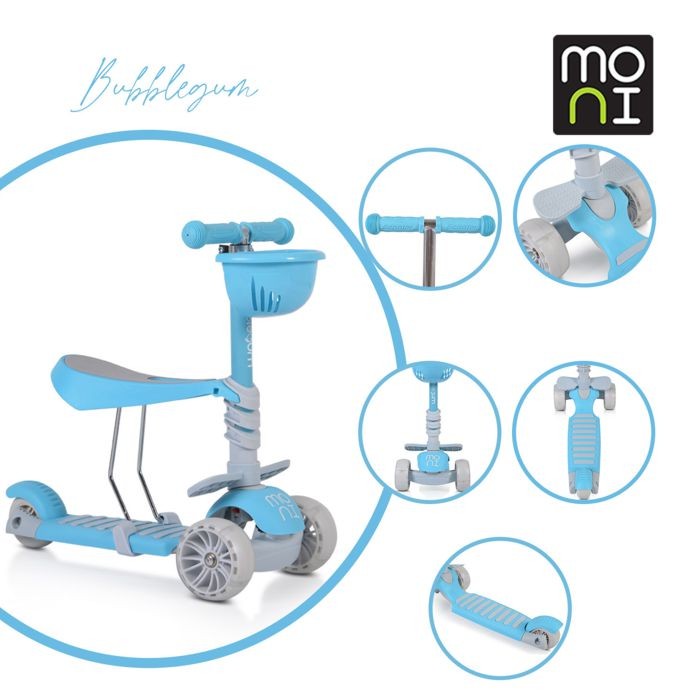 Moni Scooter Bubblegum, Plavi