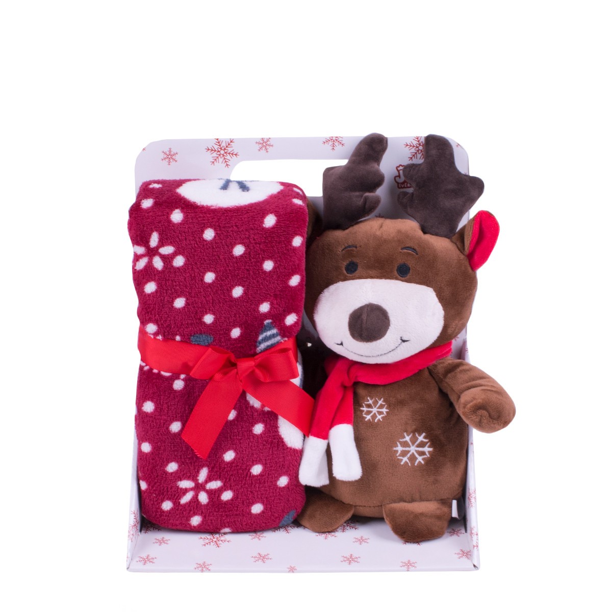 Jungle Dekica sa igračkom Jelen, Crvena