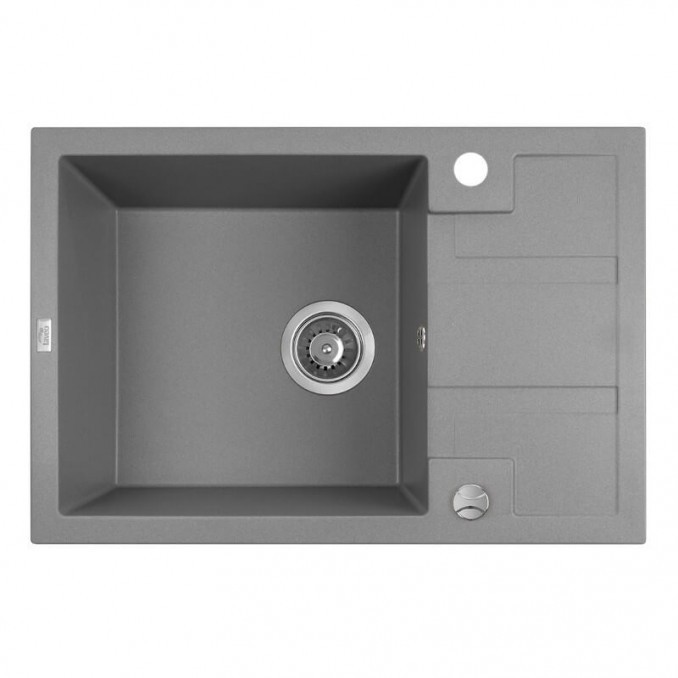 LAVEO BARBADOS sudoper granitni 44x76cm sa posudom i sifonom SBB-511T