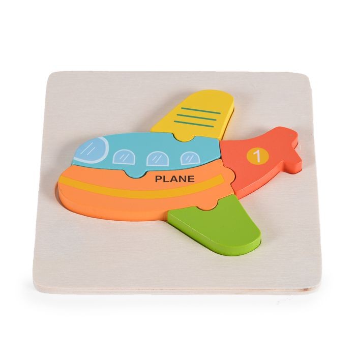 Moni Drvena slagalica avion, Narandžasta